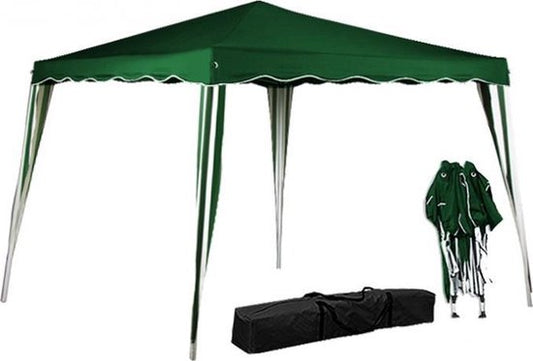 Casaria Partytent - Paviljoen - EasyUp - Opvouwbaar - Met draagtas - 300x300 cm - Groen