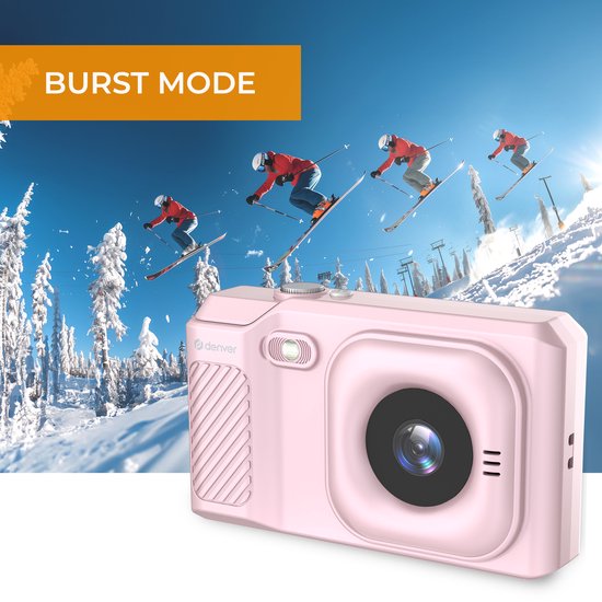 Denver - Digitale Camera Full HD - 48MP - Vlog Camera - Roze