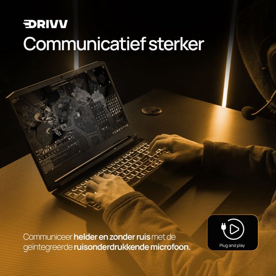 Drivv. PRO Gaming Headset met Microfoon - Game Headset - Geschikt voor PS4, PS5, Xbox One, Xbox Series en PC