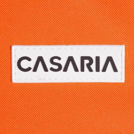 Casaria Ligstoel Ibiza – met Zonnedak - 190x59x29 cm – Oranje