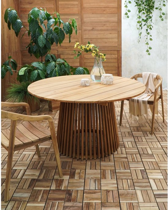 House Nordic Eettafel Lorca - Teak - Naturel - 120cm