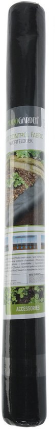 Pro Garden Gronddoek/worteldoek - anti onkruid - tuin - 150 x 700 cm - zwart - moestuin artikelen