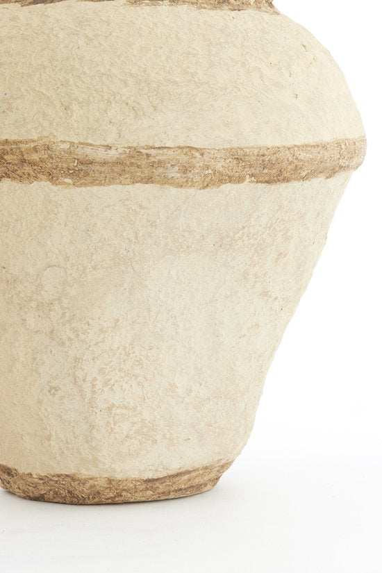 Light & Living pot TIMERGA lichtbruin – Ø45x50 cm