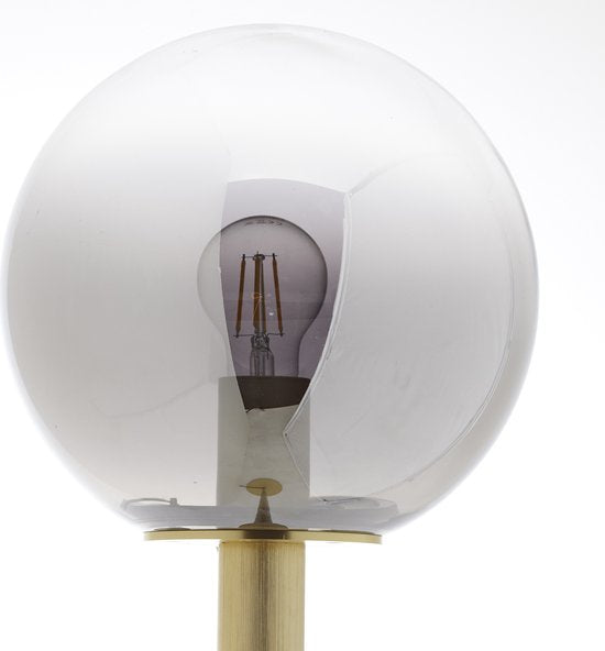 Trio LED Plafondlamp Via – 36W – 50x50x6,5 cm – Messing