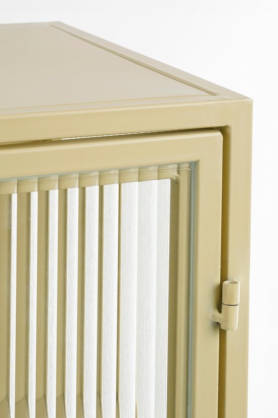 Mica Decorations Opbergkast – Met Deuren – 38 x 35 x 90 cm – Beige