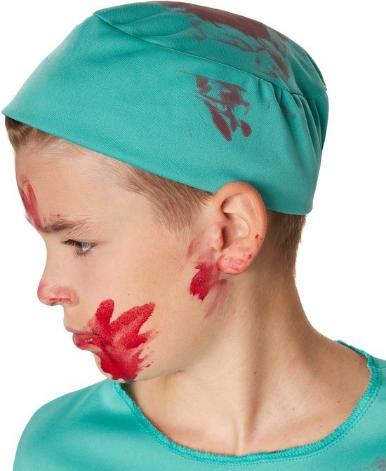 dressforfun - Griezelige arts 152 (11-12y) - verkleedkleding kostuum halloween verkleden feestkleding carnavalskleding carnaval feestkledij partykleding - 302213