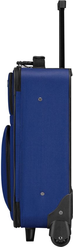 Trolley Reiskofferset / Kofferset Athen - 5-delig - Blauw