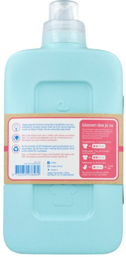 Seepje Vloeibaar Wasmiddel Kleur Magische Magnolia 23 Wasbeurten - 1 liter