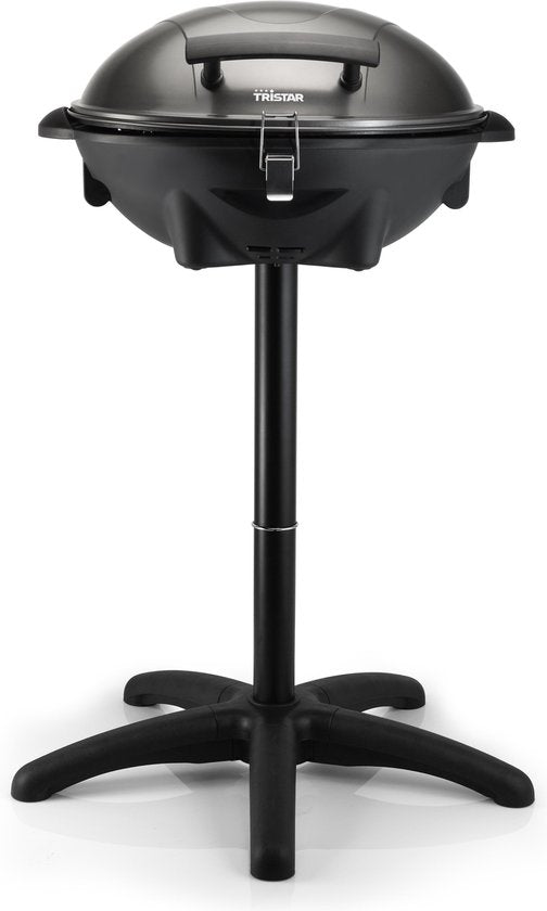 Tristar BQ-2816 Elektrische Barbecue - BBQ Elektrisch - Barbecuegrill Staand - Te gebruiken als Tafelbarbecue - Grillplaat 46 x 35 cm - Zwart
