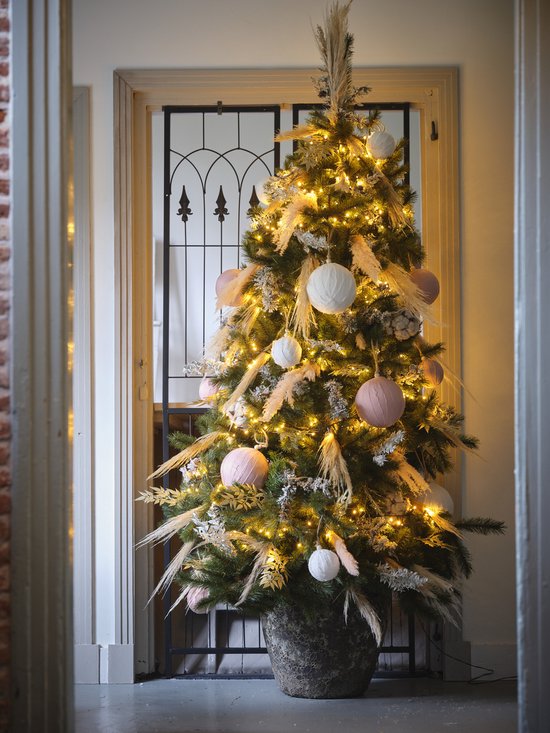 Wintervalley Trees - Kunstkerstboom Lucas met licht - 138x240cm - Groen