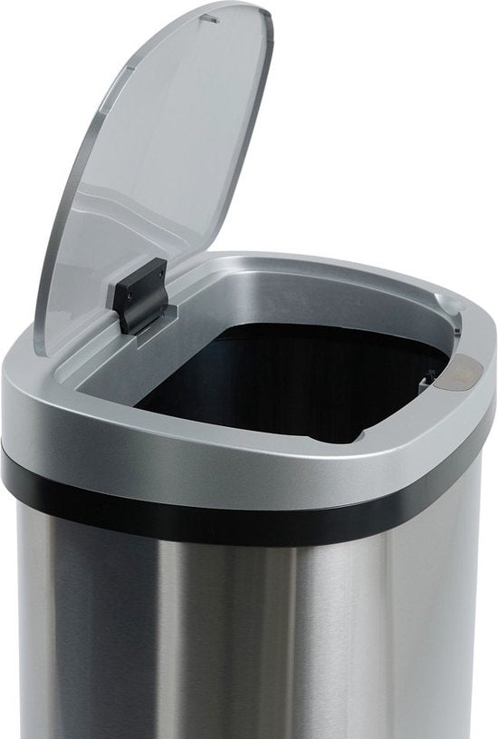 Umuzi Cleaning Prullenbak one touch 58L - zilver