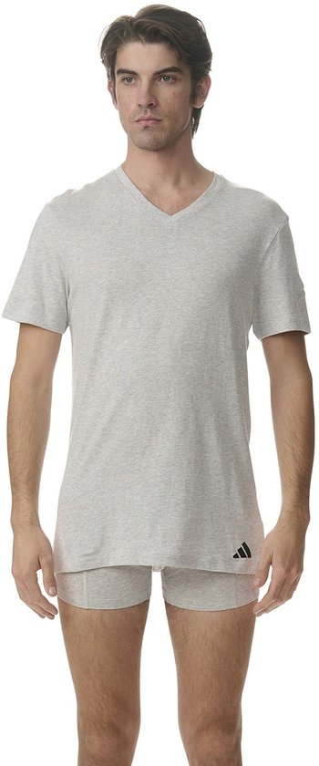 Adidas V-hals Shirt Heren (3-pack) - Maat XL