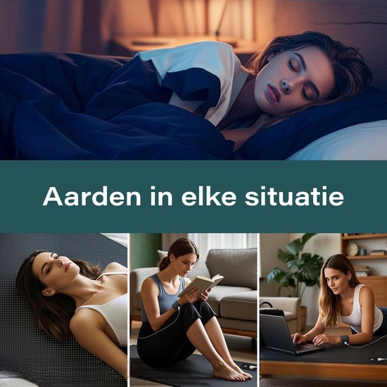Soft & silky XL Aardingsmat - Aardingslaken - Aarden - Aarding - Grounding Mat
