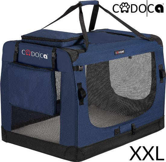 Cadoca Honden & Katten Reismand XXL - 90x59x65cm - Marine Blauw