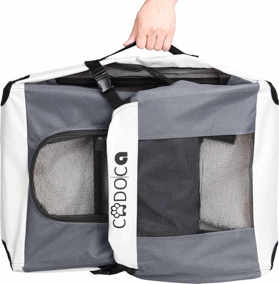 Cadoca Honden & Katten Reisbench S - 51x35x36cm - Grijs