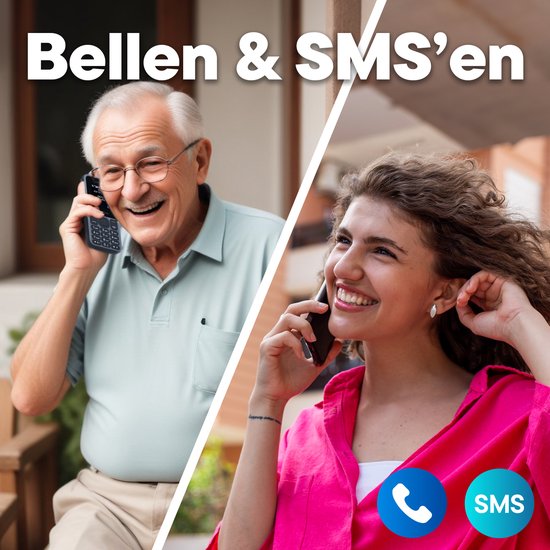 Denver Senioren Mobiele Telefoon 4G - GSM - Smartphonevrij opgroeien - Volledig NL en FR - Simlockvrij - FAS1860L