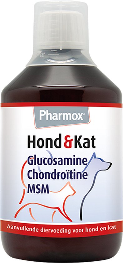 Pharmox Hond & Kat Glucosamine 1000 ml - Belangrijke bouwsteen voor honden en katten