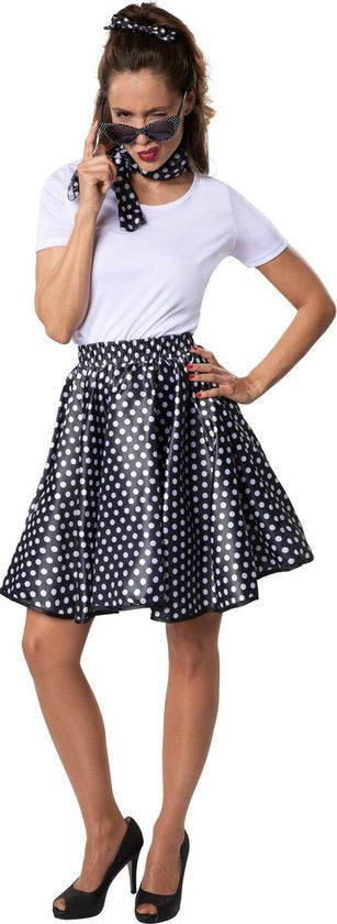 dressforfun - Rock ’n‘ Roll baby M - verkleedkleding kostuum halloween verkleden feestkleding carnavalskleding carnaval feestkledij partykleding - 302136