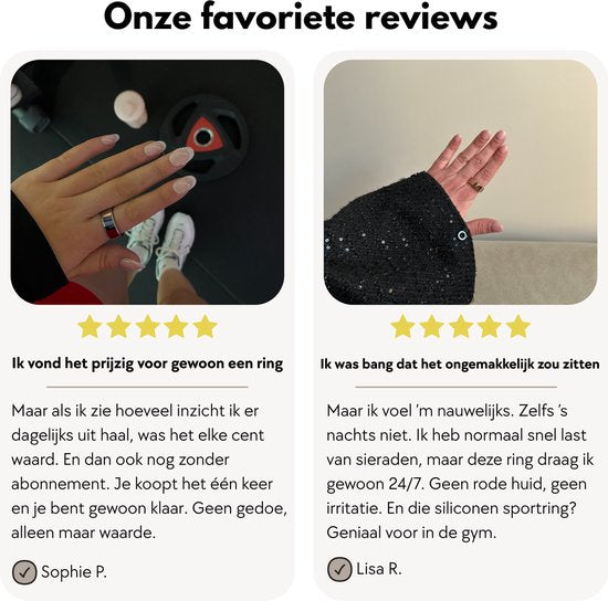 Focus® S1 Slimme Ring - Grijs - Maat 11 - Hartslag - Menstruatiecyclus - Slaapmonitor - Sportprestatie - Stappenteller - IP68 Waterdicht - O2 Meting - Dames - Heren - Oplaadcase - beschermring