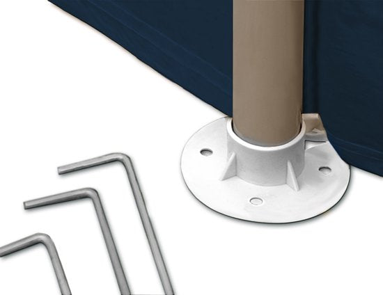 Casaria Partytent - Paviljoen - 6 Zijwanden - Waterdicht - 300 x 600 cm - Blauw