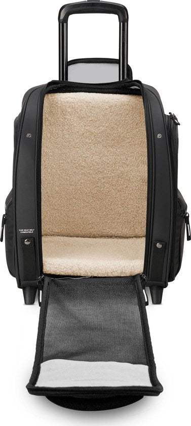DELSEY PARIS Trolley Reistas Raspail 2R Huisdierdrager Zwart 48cm