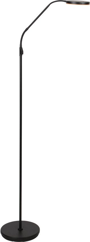 Steinhauer Exclusive - vloerlamp - Soleil2 - zwart - kunststof metaal - design lamp - LED - 4389ZW