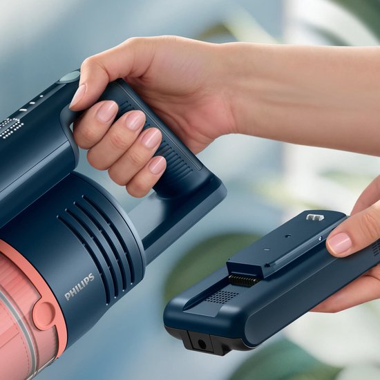 Philips XC5243/10 5000 Serie Flex Steelstofzuiger - Snoerloos - LED TriActive Multi Mondstuk - 60 Minuten Accuduur - Dierenhaarzuigmond