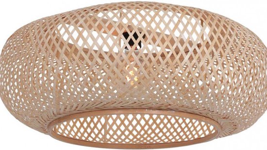 Steinhauer Lampenkap bamboe naturel hout Ø60cm E27
