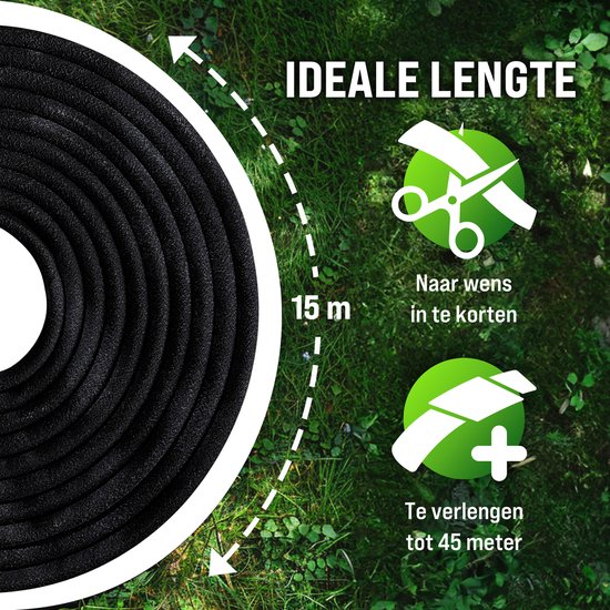 Druppelslang – 15m ½ Inch T koppeling – Boven & Ondergronds Aanlegbaar