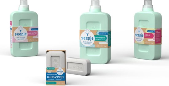 Seepje Vloeibaar Wasmiddel Universeel Sprankelende Jasmijn 23 Wasbeurten - 1 liter