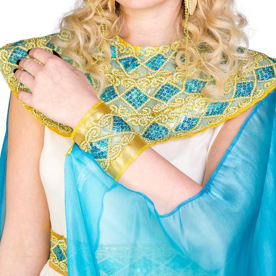 dressforfun - Vrouwenkostuum Cleopatra XXL - verkleedkleding kostuum halloween verkleden feestkleding carnavalskleding carnaval feestkledij partykleding - 300389
