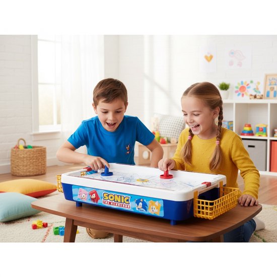 A Ambassador® Sonic Airhockey - Airhockey tafel - Tafelmodel - Het grote Speelgoedboek 2025