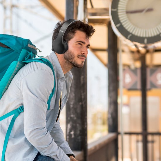 Denver Bluetooth Koptelefoon - Draadloze over-ear Koptelefoon met Belfunctie - BTH240 - Zwart