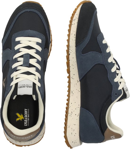 Lyle & Scott Leno Sneakers Laag - Blauw - Maat 43