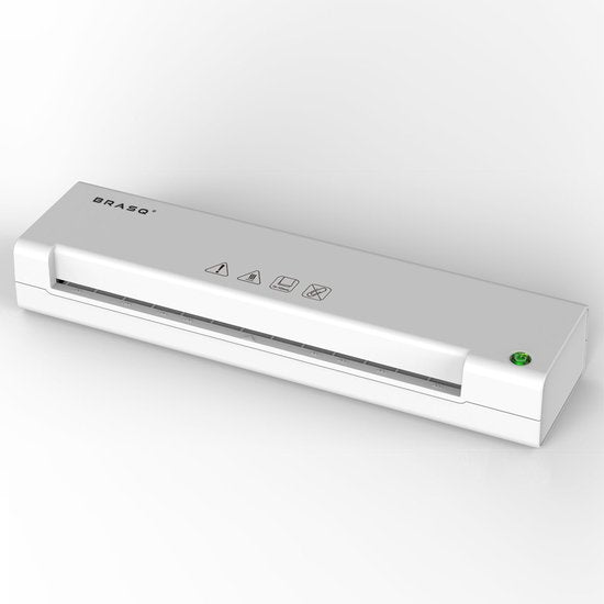 BRASQ Lamineerapparaat A3 Wit - Lamineermachine - Lamineren - Laminator - plastificeerapparaat - tot 125 micron per vel