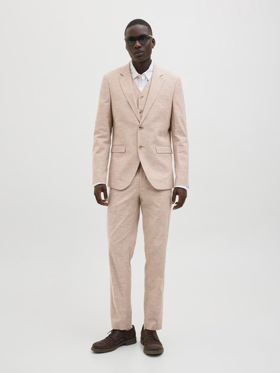 Jack & Jones Riviera Blazer - Slim Fit - Beige - Maat 56