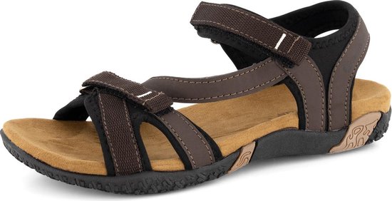 Travelin' Sandalen - Helsem - Dames - 38 - Bruin