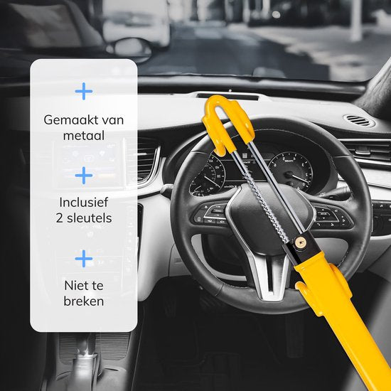 Stuurslot Auto PRO - Anti diefstal auto beveiliging - Stoplock - Geschikt voor camper