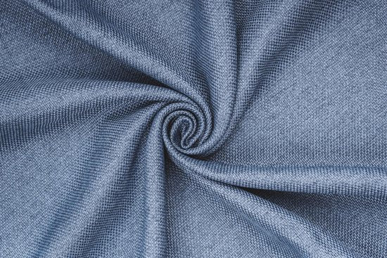 Larson - Luxe geweven blackout gordijn met ringen – donkerblauw 3x2.5m – Verduisterend & kant en klaar – per stuk