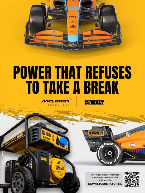 DeWALT DXGNP30E BENZINE GENERATOR 230V 3000W