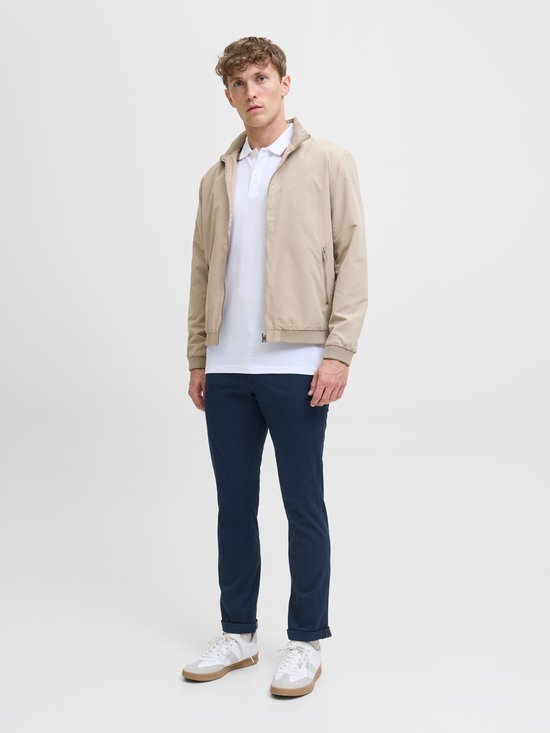 Jack & Jones Chinobroek Slim Fit Chinobroek - maat W33-L34 - Navy blazer