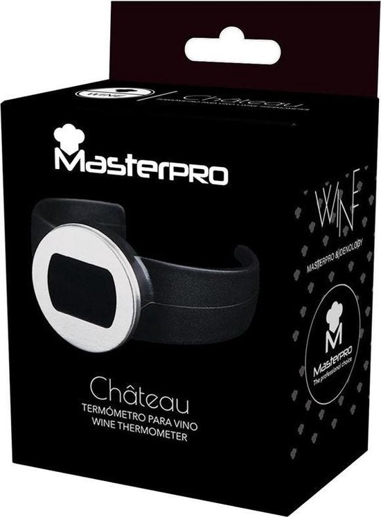 Masterpro Wijn thermometer RVS met LCD display