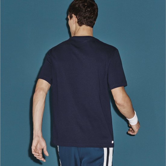Lacoste Sport T-Shirt Donkerblauw - Maat 3XL - Heren - Casual T-shirts