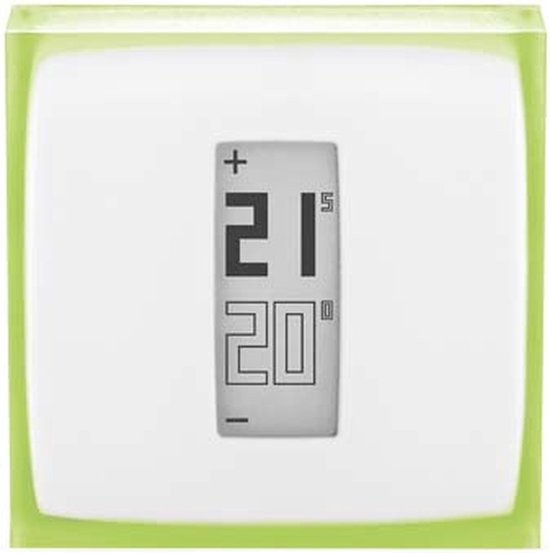 Netatmo Slimme Thermostaat Modulerend - Smart Thermostaat voor CV - Werkt met Google Home, Alexa & Apple Homekit - Draadloos - Wit