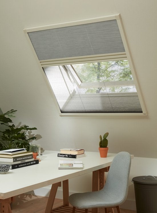 Bruynzeel Duo-plissé s500 117x121 wit