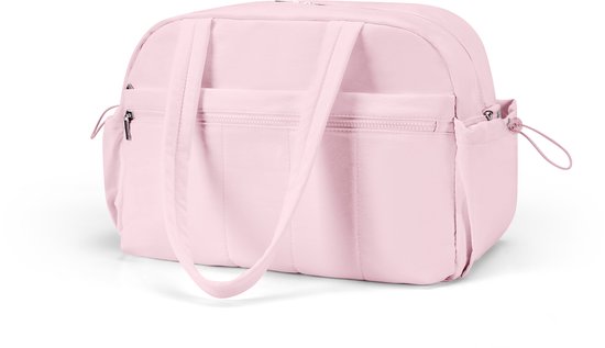 SC Weekendtas - Persoonlijk Item - Handbagage voor Ryanair en Transavia - Waterdicht en Ruim - Slimme Compartimenten - Ideaal voor Reizen en Dagelijks Gebruik - Roze