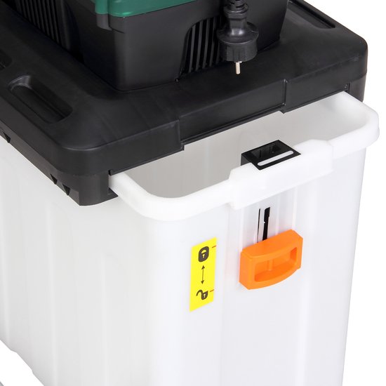 Gardebruk Hakselaar - Elektrisch 3100W 45mm Takdikte 60l - Groen