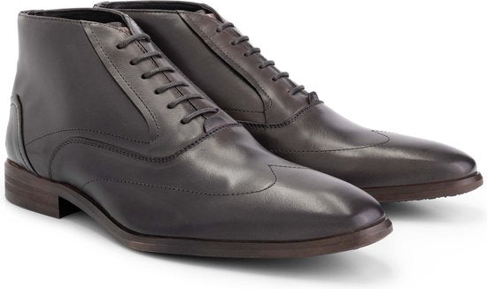 DenBroeck Gold St. Halfhoge Veterschoenen - Heren - Leer - Donkerbruin - Maat 42