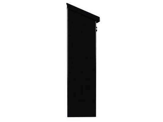 Perel Brievenbus Rio, wand- en paalmontage, met naamplaatje, incl. 2 sleutels, afmetingen (H x B x D) 39.5 x 27 x 10 cm, zwart