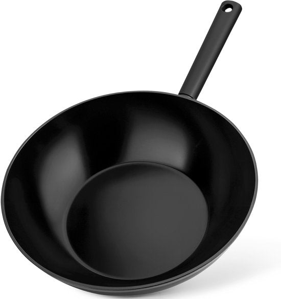 Savore Kitchen Wokpan Ø 28 cm - Inductie - PFAS vrij - Keramische Antiaanbaklaag - Wok Pan - Wokpannen